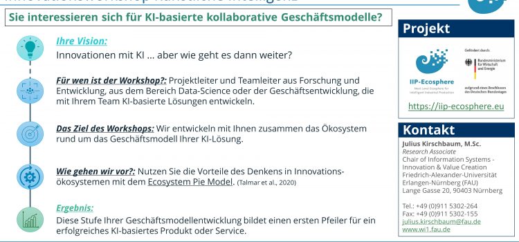 Unser Angebot: Workshop für KI-Innovationsökosystem