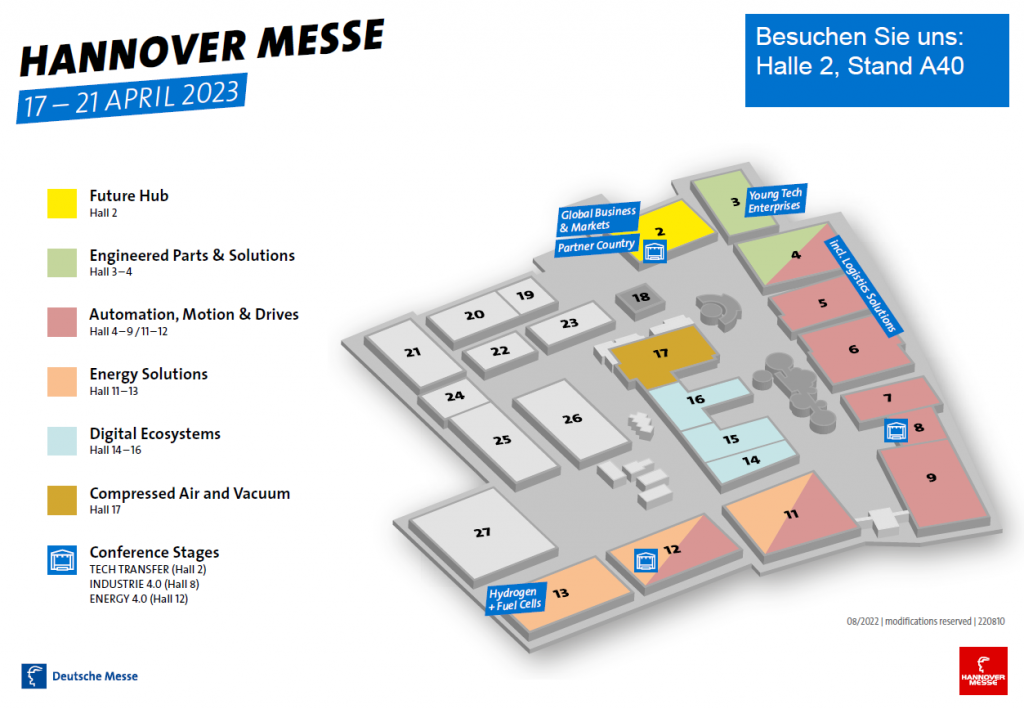 Hannover Messe 2023 Lageplan